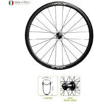Ursus Blaze 37 V-brake Qr Maantiepyörän Takarengas