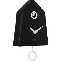 Karlsson seinäkello Grafico Cuckoo black KA6122BK
