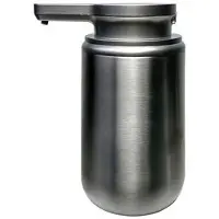 Mtp Products Ruostumattomasta teräksestä valmistettu automaattinen saippua-annostelija, 350ml - harmaa