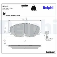 Delphi Jarrupalasarja LP3543, edessä