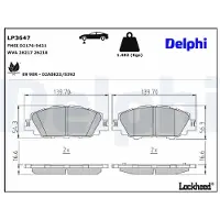 Delphi Jarrupalasarja LP3647, edessä