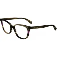 Longchamp LO2739 N 49/16/140 Raidallinen ruskea asetaatti NAISILLE LO2739 N