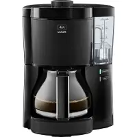 Melitta Kaffebryggare - - Look V Glass 1025-02 - 1080 W - 1,25 L - Svart