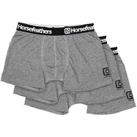 Horsefeathers Dynasty 3Pk Bokserit heather gray Koko L
