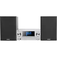 Kenwood M-9000S, Kodin miniaudiojärjestelmä, Hopea, 1 levyt, 50 W, 2-suuntainen, 6 O