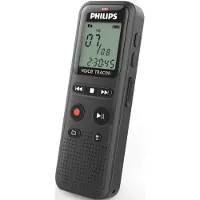 Philips VoiceTracer, 8 kHz, 750 - 18000 Hz, Musta, Windows 10/8/7, macOS, 108 x 37 x 20 mm, 46 g (DVT1160)