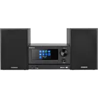 Kenwood M-7000S, Kodin miniaudiojärjestelmä, Musta, 1 levyt, 30 W, 2-suuntainen, 6 Ω (M-7000S-B)