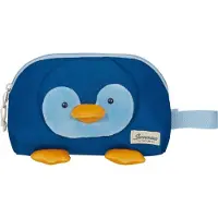 Samsonite Happy Sammies Eco, Unisex, Käsilaukku, Vetoketju, Sininen, Kuvio, Penguin Peter