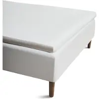 Juna Percale Kuvertlagen 90X200 Cm Hvid - White - 90X200CM