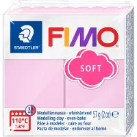 Graine Créative Fimo pehmeä muovailuvaha 56g vaaleanpunainen - (6 kpl)