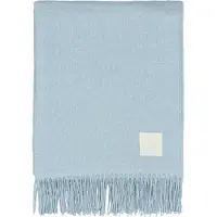 Scandi Living Loom puuvillatorkkupeitto 125x170 cm Taivaansininen