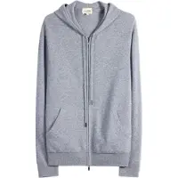 GOBI Cashmere Neuletakki 'Men's Zip-Up Cashmere Hoodie' harmaa