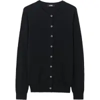 GOBI Cashmere Neuletakki 'Essential' musta denim