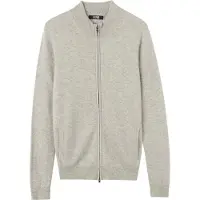 GOBI Cashmere Neuletakki 'Women's Essential Cashmere Full-Zip Cardigan' vaaleanharmaa