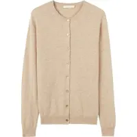 GOBI Cashmere Neuletakki 'Essential' vaaleabeige