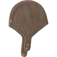 GOBI Cashmere Pipo 'Knitted Aviator Cap' taupe