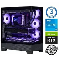 INTOP Tietokone i5-14400F 32GB DDR5 1TB SSD M.2 NVME RTX5060Ti 8GB no-OS
