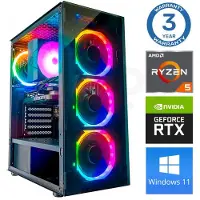 INTOP Tietokone Ryzen 5 9600X 32GB DDR5 500SSD M.2 NVME RTX5060Ti 8GB WIN11