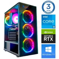 INTOP Tietokone i5-14400F 32GB DDR5 500SSD M.2 NVME RTX5060Ti 8GB WIN11