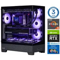 INTOP Tietokone AQUA Ryzen 5 9600X 32GB DDR5 1TB SSD M.2 NVME RTX5070 12GB WIN11