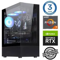 INTOP Tietokone Ryzen 7 5700X 32GB 1TB SSD M.2 NVME RTX5070 12GB no-OS