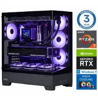 INTOP Tietokone AQUA Ryzen 7 8700F 16GB DDR5 1TB SSD M.2 NVME RTX5060 8GB WIN11Pro