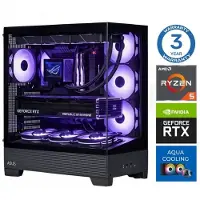 INTOP Tietokone AQUA Ryzen 5 9600X 64GB DDR5 1TB SSD M.2 NVME RTX5060Ti 8GB no-OS