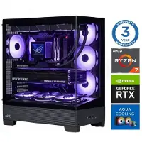 INTOP Tietokone AQUA Ryzen 7 9700X 32GB DDR5 1TB SSD M.2 NVME RTX5060Ti 8GB no-OS