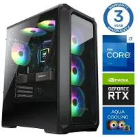 INTOP Tietokone AQUA i7-14700F 64GB DDR5 1TB SSD M.2 NVME RTX5060Ti 16GB no-OS
