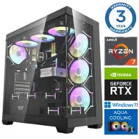 INTOP Tietokone AQUA Ryzen 7 7700X 16GB DDR5 1TB SSD M.2 NVME RTX5060Ti 16GB WIN11Pro
