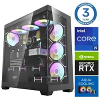 INTOP Tietokone AQUA i9-14900KF 64GB DDR5 2TB SSD M.2 NVME RTX5070Ti 16GB no-OS