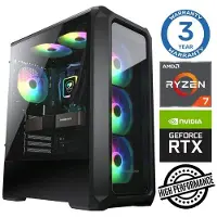 INTOP Tietokone Ryzen 7 5700X 16GB 250SSD M.2 NVME RTX3050 6GB no-OS