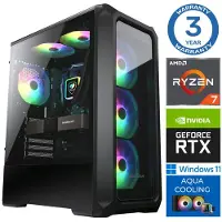 INTOP Tietokone AQUA Ryzen 7 7700X 16GB DDR5 500SSD M.2 NVME RTX5060Ti 16GB WIN11