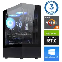 INTOP Tietokone Ryzen 5 5500 32GB 250SSD M.2 NVME RTX5070 12GB WIN11Pro