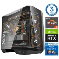 INTOP Tietokone AQUA Ryzen 7 7800X3D 32GB DDR5 1TB SSD M.2 NVME RTX5070Ti 16GB WIN11