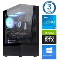 INTOP Tietokone i5-14400F 16GB DDR5 1TB SSD M.2 NVME RTX5060Ti 8GB WIN11Pro
