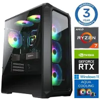 INTOP Tietokone AQUA Ryzen 7 8700F 16GB DDR5 500SSD M.2 NVME RTX5060Ti 16GB WIN11Pro