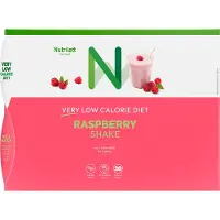 Nutrilett VLCD Raspberry Shake -ateriankorvikepirtelö, 35 g, 20-PACK