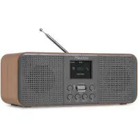 Audizio Bucine Stereo Internet Radio DAB+:lla, tummanharmaa