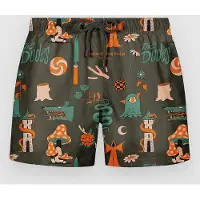 The Dudes European Fantasy Brown Surffishortsit musta, XXL