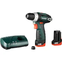 Metabo Akkuporakone PowerMaxx BS Basic (600080500) setti, 10,8 V, 2 x 2 Ah, laturi + kotelo
