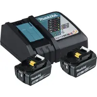 Makita Tarvikesarja 197570-9; 18 V; 2x5,0 Ah akku