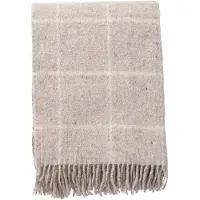 Klippan Yllefabrik Vinga villahuopa Beige