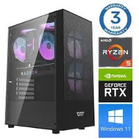 INTOP Tietokone Ryzen 5 5500 16GB 1TB SSD M.2 NVME RTX3050 6GB WIN11