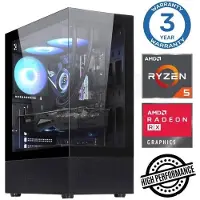 INTOP Tietokone Ryzen 5 5600X 16GB 1TB SSD M.2 NVME RX580 8GB no-OS