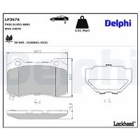Delphi Jarrupalasarja LP3676, takana