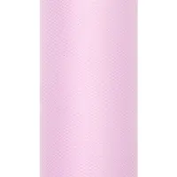 Party Deco Sileä tylli rullassa, vaaleanpunainen, 0,15x9m, 1kpl/9m