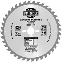 Cmt Katkaisuterä puulle K25060M; 250x30 mm; Z60; 15°