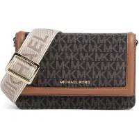 Michael Kors Olkalaukku ruskea / musta