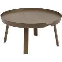 Muuto Around sohvapöytä, iso, petsattu tummanruskea